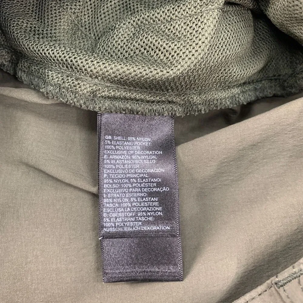 The North Face Shorts‎ Mens 38 Avocado Green Stretch Nyon Active Outdoor Hiking